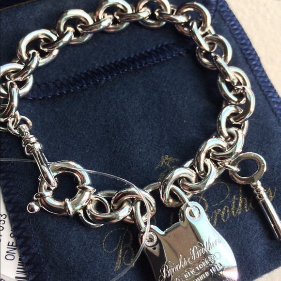 BROOKS BROTHERS Sterling Silver Charm Bracelet - Picture 2 of 8